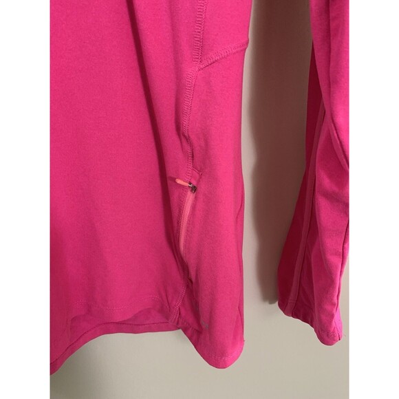 Hind Pink Stretch Pullover Activewear Hoodie Women's Size Medium Long Sleeve - Picture 2 of 5